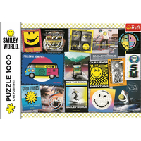 TREFL Puzzle Smiley: Lepší deň so Smiley 1000 dielikov