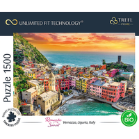 TREFL Puzzle UFT Romantic Sunset: Vernazza, Liguria, Taliansko 1500 dielikov