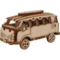 WOODEN CITY 3D puzzle Superfast Minibus Retro