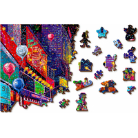 WOODEN CITY Drevené puzzle Silvester 2v1, 505 dielikov EKO