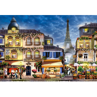 WOODEN CITY Drevené puzzle Raňajky v Paríži 2v1, 300 dielikov EKO