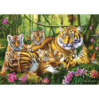 TREFL Puzzle Tigria rodina 500 dielikov