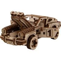 WOODEN CITY 3D puzzle Superfast Rally Car č.4