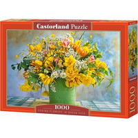 CASTORLAND Puzzle Kytica jarných kvetov 1000 dielikov