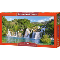 CASTORLAND Puzzle Vodopády, Národný park Krka 4000 dielikov