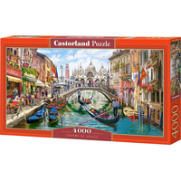 CASTORLAND Puzzle Kúzlo Benátok 4000 dielikov