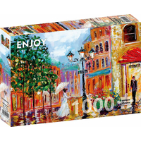 ENJOY Puzzle Parížska romanca 1000 dielikov