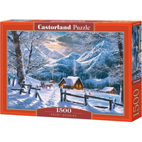 CASTORLAND Puzzle Snehobiele ráno 1500 dielikov