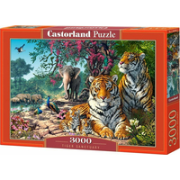 CASTORLAND Puzzle Tigrie útočisko 3000 dielikov