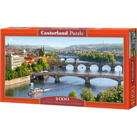 CASTORLAND Puzzle Vltavské mosty 4000 dielikov