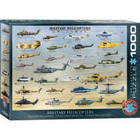 EUROGRAPHICS Puzzle Vojenské helikoptéry 1000 dielikov