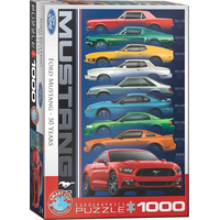 EUROGRAPHICS Puzzle 50 rokov Fordu Mustang 1000 dielikov