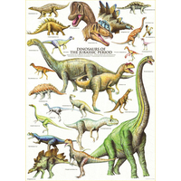 EUROGRAPHICS Puzzle Dinosaury z jurského obdobia 1000 dielikov