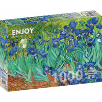 ENJOY Puzzle Vincent Van Gogh: Kosatce 1000 dielikov