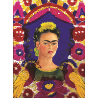 EUROGRAPHICS Puzzle Autoportrét Frida Kahlo 100 dielikov