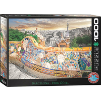 EUROGRAPHICS Puzzle Barcelona - park Güell 1000 dielikov