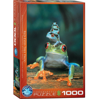 EUROGRAPHICS Puzzle Rosnice červenooká 1000 dielikov