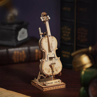 ROBOTIME Rolife 3D drevené puzzle Violončelo 58 dielikov