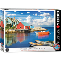 EUROGRAPHICS Puzzle Peggy&#39;s Cove, Nové Škótsko 1000 dielikov