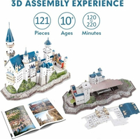 CUBICFUN 3D puzzle National Geographic: Neuschwanstein 121 dielikov