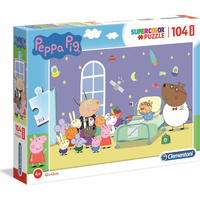 CLEMENTONI Puzzle Prasiatko Peppa MAXI 104 dielikov