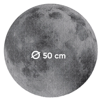 CLEMENTONI Okrúhle puzzle Space: Mesiac 500 dielikov