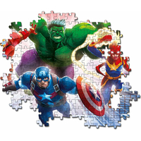 CLEMENTONI Svietiace puzzle Marvel: Avengers 104 dielikov