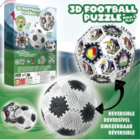 EDUCA 3D Puzzle Build&Play: Futbalová lopta 32 dielikov