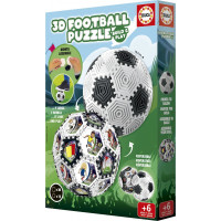 EDUCA 3D Puzzle Build&Play: Futbalová lopta 32 dielikov