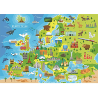 EDUCA Puzzle Mapa Európy 150 dielikov