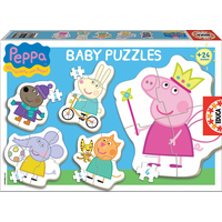 EDUCA Baby puzzle Prasiatko Peppa 5v1 (3-5 dielikov)
