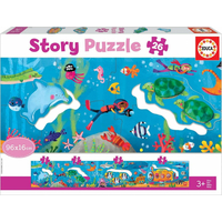 EDUCA Story puzzle Podmorský svet 26 dielikov