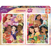 EDUCA Puzzle Disney princeznej 2x500 dielikov