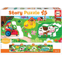 EDUCA Story puzzle Farma 26 dielikov