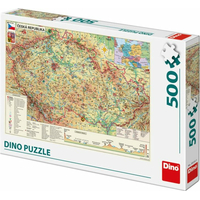 DINO Puzzle Mapa Českej republiky 500 dielikov