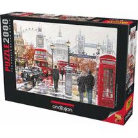 ANATOLIAN Puzzle Zasnežený Londýn 2000 dielikov
