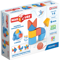 GEOMAG Magnetické kocky Magicube Shapes - Zvieratá 9 kociek