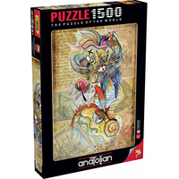 ANATOLIAN Puzzle Čerokézke dievča cestujúce svetom 1500 dielikov