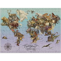 GALISON Puzzle Ohrozené druhy 1500 dielikov