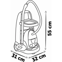SMOBY Vozík pre malú upratovačku s vysávačom