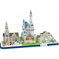 CUBICFUN 3D puzzle CityLine panorama: Bavorsko 178 dielikov