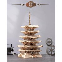 ROBOTIME Rolife 3D drevené puzzle Päťposchodová pagoda 275 dielikov