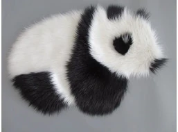 Detský plyšový koberec FURRY - Panda