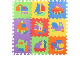 TEDDIES Penové puzzle Dopravné prostriedky (27x27)