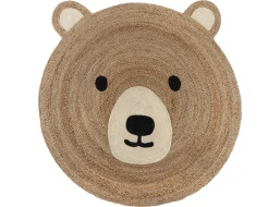 Detský koberec Jute Kids Bear Natural