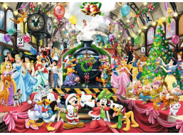 RAVENSBURGER Puzzle Disney Vianoce: Všetci na palube 1000 dielikov