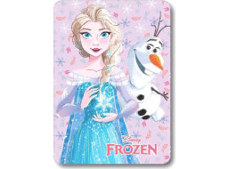 Detská deka POLAR 100x140 cm - Frozen - Elsa a Olaf