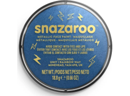 SNAZAROO Farba na tvár Metalická Modrá (Electric Blue) 18ml