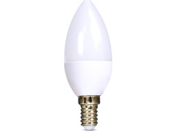 Solight LED žiarovka, sviečka, 6W, E14, 6000K, 510lm