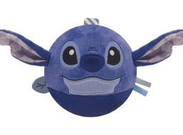 CLEMENTONI BABY Plyšová loptička Stitch s hrkálkou